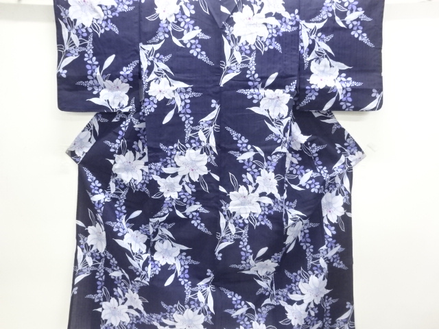 JAPANESE KIMONO / YUKATA / COTTON / LILY